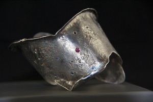 Reticulated Silver Cuff