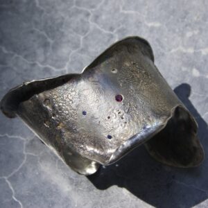 Reticulated Silver Cuff