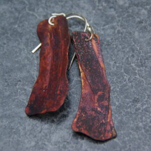 Copper Fold-Formed Earrings