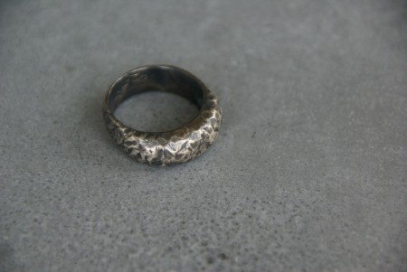 Patterned Dome Ring