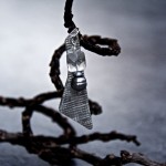 Silver, Pearl and Rock Crystal Pendant